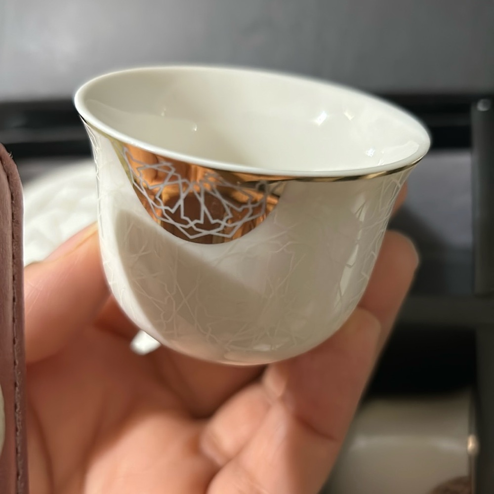 Beautiful Arabic coffee and tea set bread new